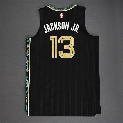 Jaren Jackson Jr Memphis Grizzlies Game Worn City Edition Jersey