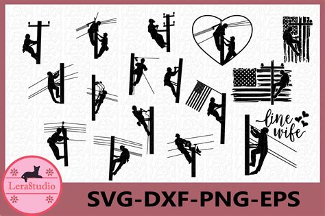 Download Lineman Svg, Lineworker Svg, Linewife SVG, Lineman Flag Svg (541607) | SVGs | Design Bundles