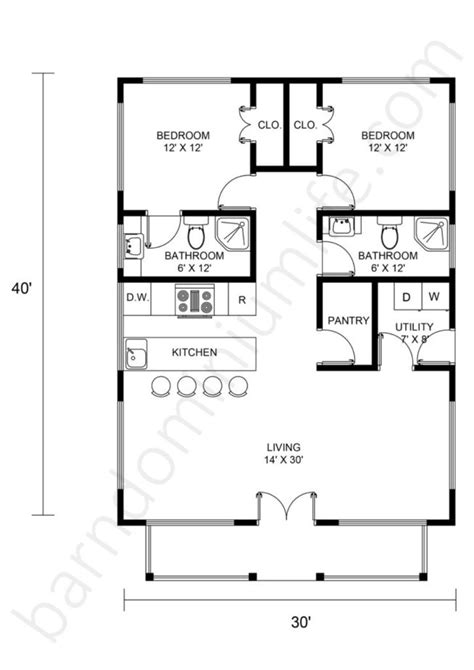 Amazing 30x40 Barndominium Floor Plans What To Consider 2024