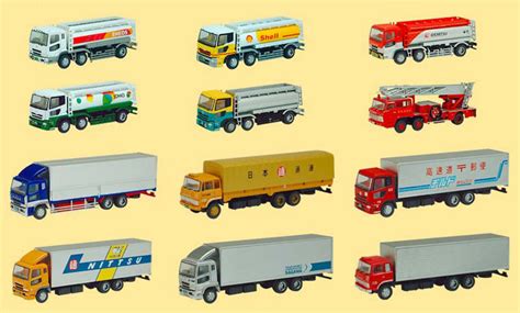 The Truck Collection Series No 3 12 Trucks Set Tomytec Truck 03