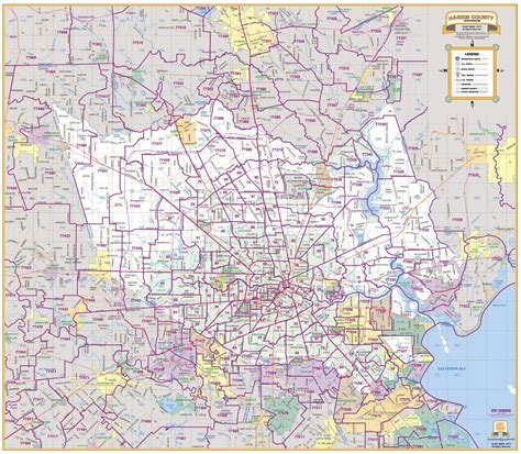 Harris County Zip Code Map Map Of The World