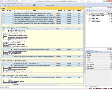 Project Handover Checklist Template Excel To Bau Sample Inside Handover