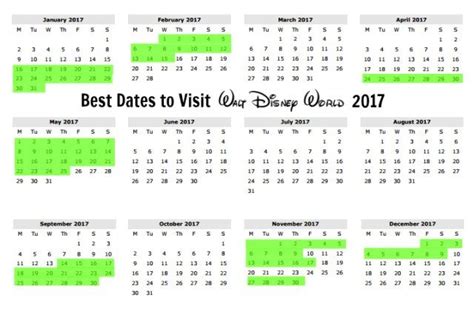 Read more to learn how to get your free download. The Best Time to Go To Disney World in 2020 & 2021 + FREE Printable Calendar! | Cheap disney ...