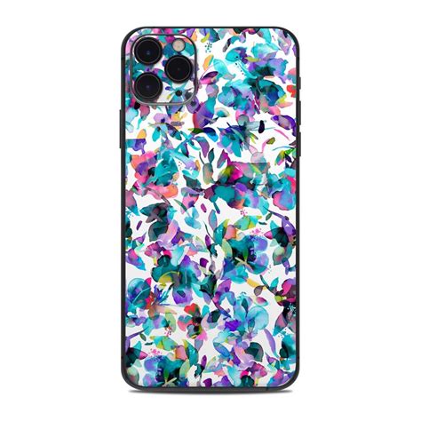 Apple Iphone 11 Pro Max Skin Aquatic Flowers By Ninola Design Decalgirl