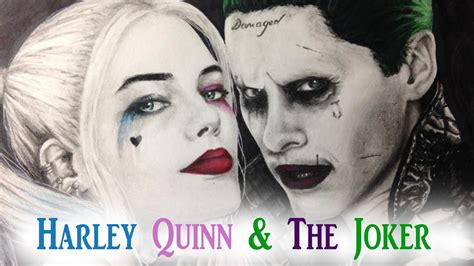 Harley Quinn And The Joker Drawing Suicide Squad Youtube