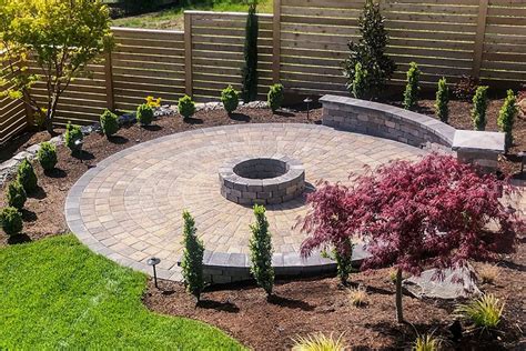 Plus, if your project is selected as our project of the month, you will receive a $100 menards® gift card! Circular Paver Patio Kit With Fire Pit | Western Interlock ...
