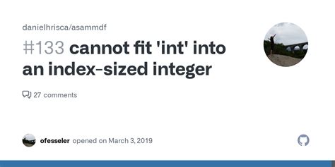 Cannot Fit Int Into An Index Sized Integer Issue Danielhrisca Asammdf Github