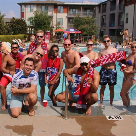 Party Pics Water Volleyball And More At The Latest Fc Dallas Pool