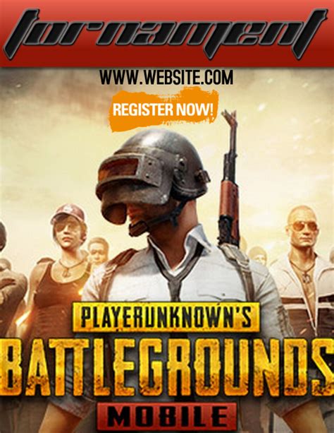 Pubg Mobile Tournament Template Postermywall