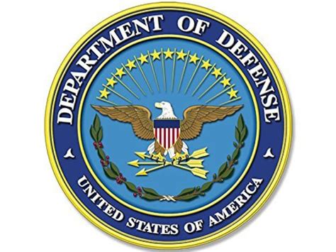 Round Department Of Defense Seal Sticker Dod Logo Etsy