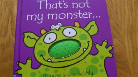 Thats Not My Monster Usborne Touchy Feely Board Book Review Youtube