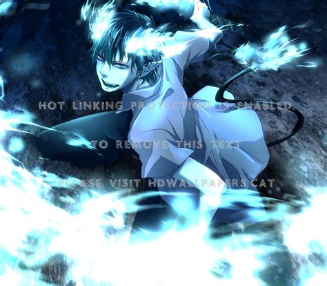 Okumura Rin Black Ao No Exorcist Male Angry Hd Wallpaper