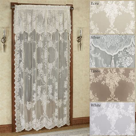 Easy Style Carly Lace Curtain Panel With Attached Valance Lace