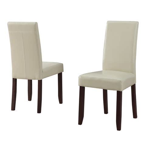 Leather dining room chairs kallekoponen net. Amazon.com - Simpli Home Acadian Parson Dining Chair ...