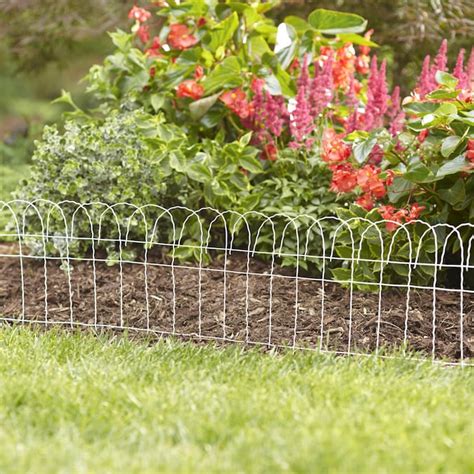 Garden Accents Rolling Fence 20 Ft X 117 Ft White Steel Welded Wire
