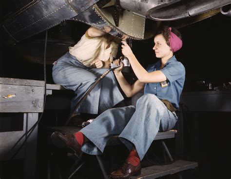 Filewomen Working At Douglas Aircraft Wikimedia Commons