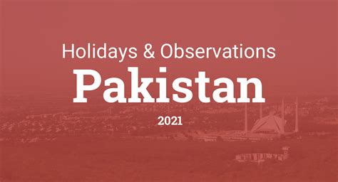 Public Holidays In Pakistan 2021 Full List Notification