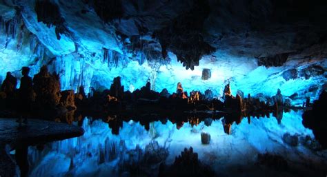 Reed Flute Cave Guilin China Instagram Photo Mysterious Places
