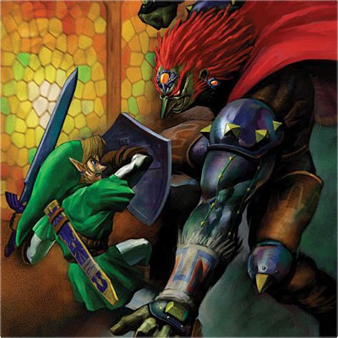 The Legend Of Zelda Ocarina Of Time Combat Poster Print Etsy