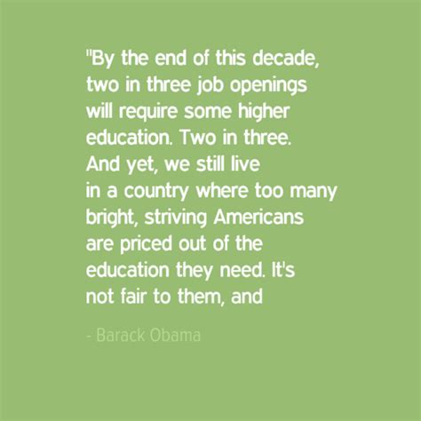 Barack Obama On Education Quotes Quotesgram