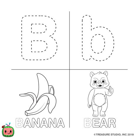 Abc Coloring Printable Cocomelon Coloring Pages Abc Coloring Pages