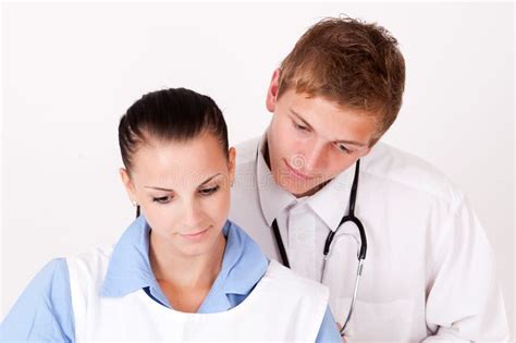 Doctor And Nurse Stock Image Image Of Care Doctor Couple 21580707