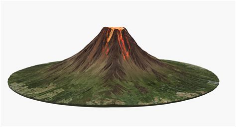 3d Volcano Lava V2 Model Turbosquid 1403655