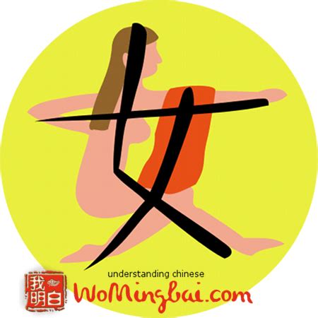 女 (nǚ) woman related chinese characters illustrated | Learn chinese characters, Chinese language ...