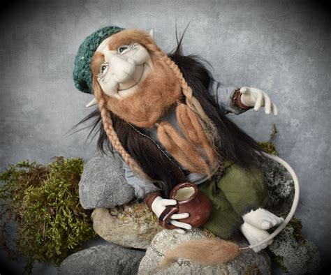 Norvegian Troll Doll Scandinavian Norse Mythology Forest Etsy