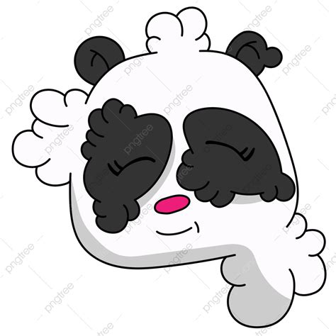 Panda Head Clipart Transparent Png Hd Cute Panda Head Cartoon Panda