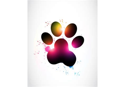 Single Dogs Paw Print Dog Clip Art Pictures