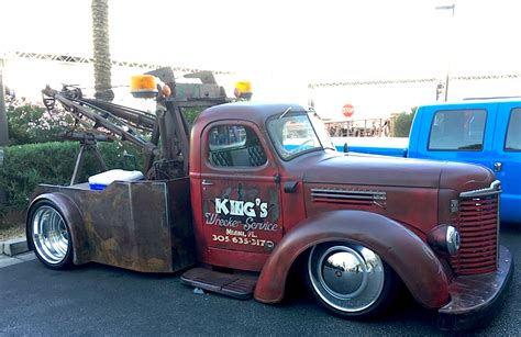 Slammed 1948 International Kb6 Tow Truck Rat Rods Truck Trucks Rat Rod