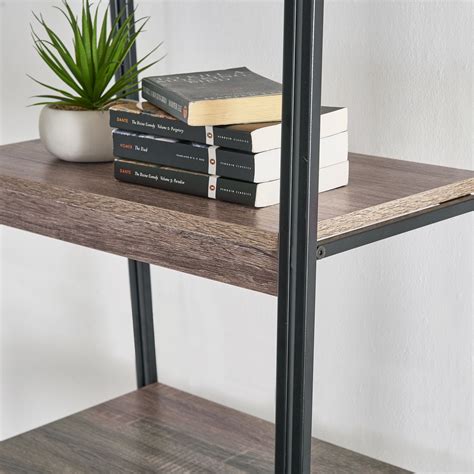 Organize your living room with modern bookshelves & bookcases. VonHaus Ladder Shelving Unit 5 Tier Display Stand Book ...