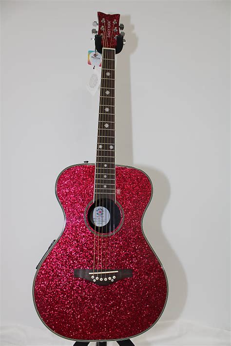 Daisy Rock 6 String Acoustic Electric Guitar Right Pink Reverb