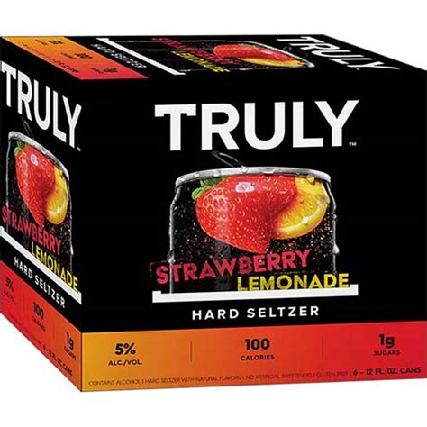Buy Truly Hard Seltzer Strawberry Lemonade Spiked And Sparkling Water