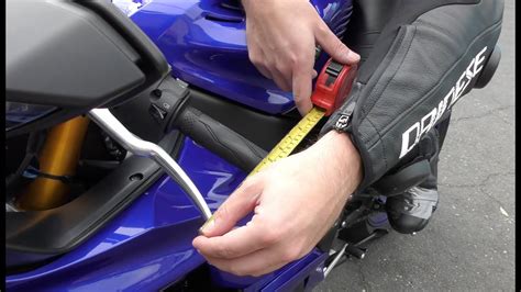 Motorcycle Ergonomics Fitting The Motorcycle To You Youtube