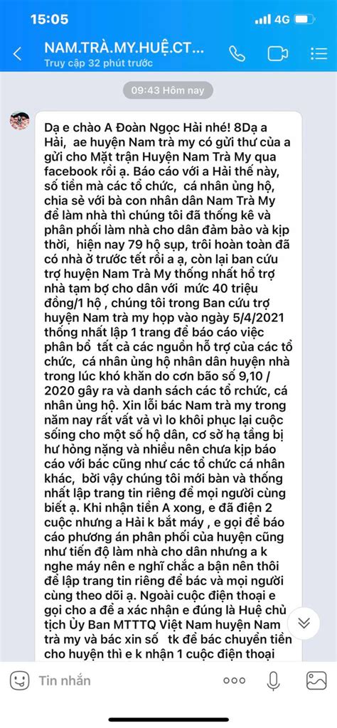 Tôi tên đoàn ngọc hải, là người lái xe ƈứυ ᴛʜương 51b 50744. Đòi lại 106 triệu đồng hỗ trợ người nghèo: Ông Đoàn Ngọc ...