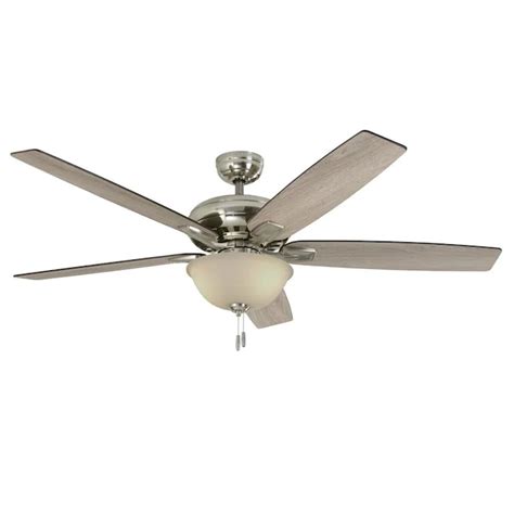 I recently tried to help a friend install a harbor breeze ceiling fan w/ a light kit (this model 52 white ceiling fan energy star®). Harbor Breeze Cooperstown 62-in Nickel LED Indoor Ceiling ...