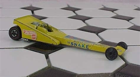 Vintage 1970 Redline Hot Wheels Snake Funny Car Diecast Toy