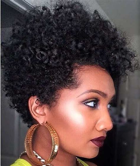 25 Cute Curly And Natural Short Hairstyles For Black Women Page 5 Of