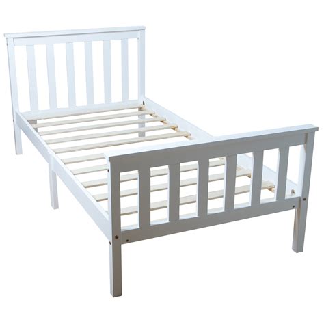 For special and customized single bed frame in malaysia, you can contact various sellers on the site for deals specifically tailored to your needs, including large orders. Solid Wood Single Bed Frame In White - Home Treats UK