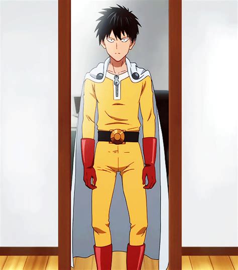 Saitamas 1st Time Wearing A Hero Suit — One Punch Man Road To Hero Ova