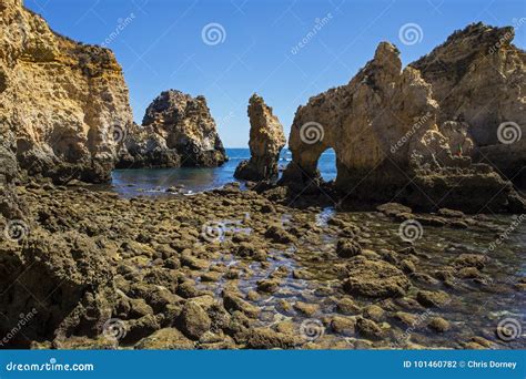 Grottos At Ponta Da Piedade In Portugal Editorial Photography Image
