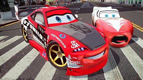 GTA IV - Disney Cars Racing With Koji (GTA 4 CARS MODs) - YouTube
