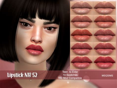 Lipstick Nb52 At Msq Sims Sims 4 Updates