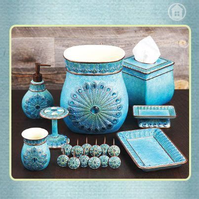 Find bathroom accessories and organizers in a range of colors and styles for affordable prices, which can turn your so, to accessorize or to reorganize your bathroom takes very little time or effort. Beautiful and elegant bathroom accessories in peacock blue ...