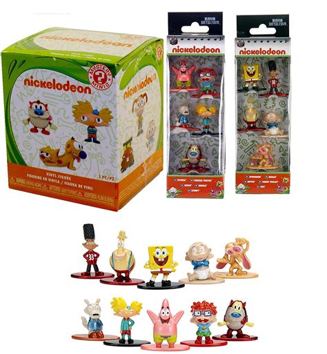 Buy Toooned Retro 90s Figures Nick Cartoon Character 10 Metal Figures