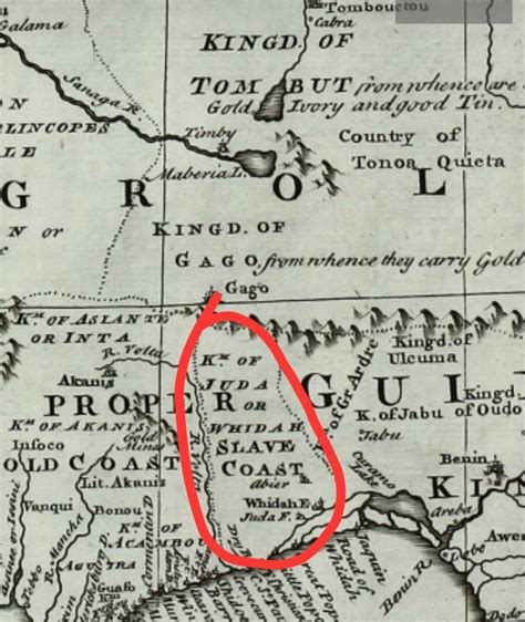 Hebew lands of africa series maps of juda in west afr. 30 1747 Map Of West African Kingdom Of Judah - Maps Database Source