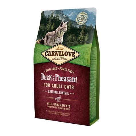 Carnilove fresh carp & trout (strerilised) dry cat food (3 sizes). CARNILOVE Duck & Pheasant Cat Food - Carnilove.co.uk