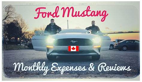 Ford Mustang: Monthly Expenses, Price, Insurance & Reviews EP01 - YouTube